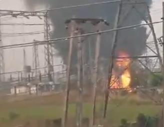 Fire outbreak at IBEDC power station in Ibadan