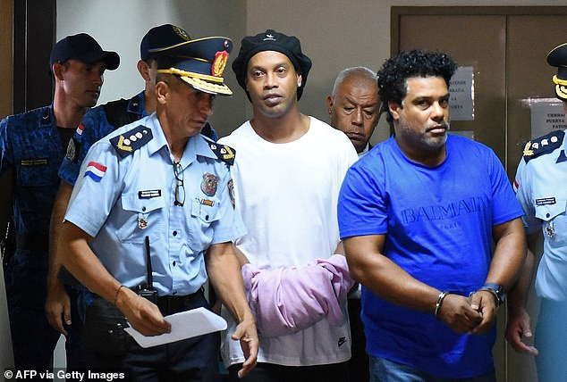 Football legend Ronaldinho denied house arrest while in maximum security prison in Paraguay for using fake passport
