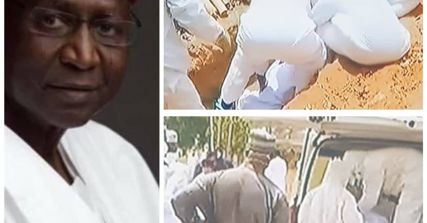 The Final Burial Ceremony of the Late Abba Kyari, Former Chief of Staff to President Buhari