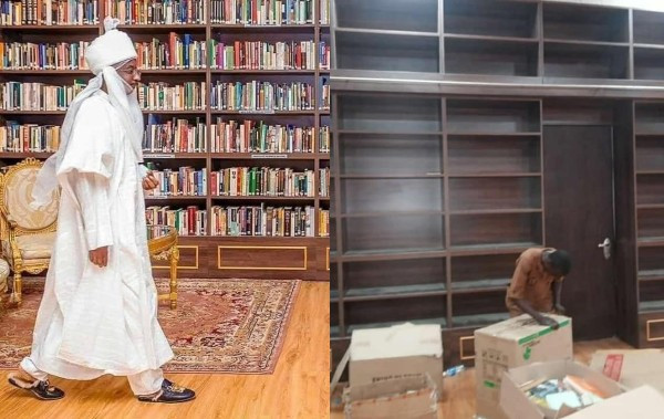 Former Emir of Kano, Sanusi Lamido Sanusi's N200m library evacuated (photos)