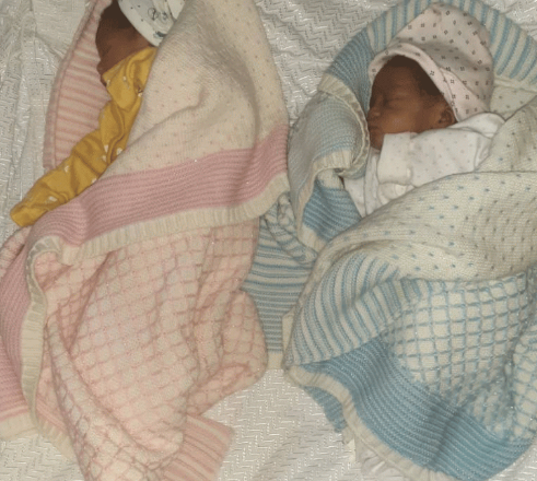 Gani Adams and spouse celebrate arrival of twins with a photo