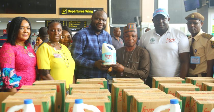 Hypo teams up with FAAN to donate 100 cartons of products for combating coronavirus