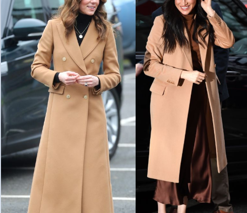 Kate Middleton Spotted in a Coat Similar to Meghan Markle’s During Latest Tour