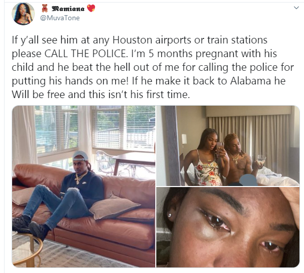  Lady calls for her boyfriend's arrest for allegedly assaulting her while pregnant with their child
