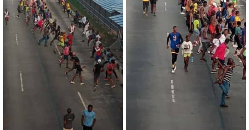 Lagos and Abuja residents defy lockdown order, troop out en-mass to exercise, drive around (photos/video)
