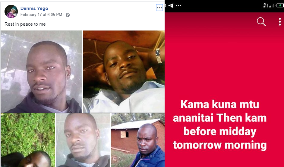 Man commits suicide after taking to Facebook to write 