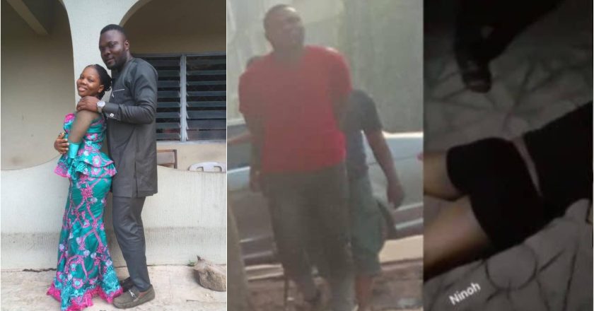 Man who allegedly pushed down his pregnant wife from fifth floor of their Onitsha apartment, was allegedly given quit notice over mysterious death of first wife