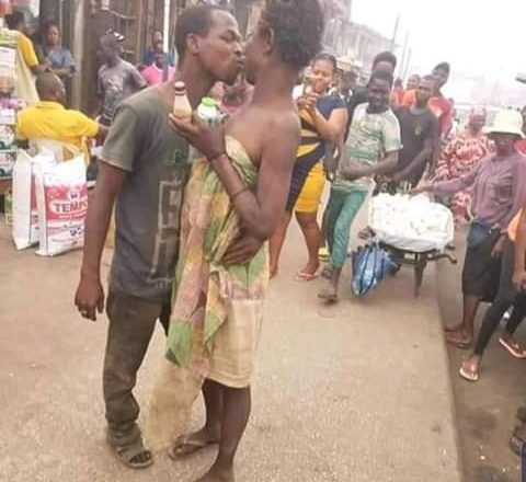 Photos of Mentally-challenged Couple Celebrating Valentine’s Day in Edo