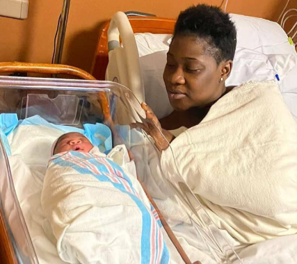Mercy Johnson-Okojie and spouse celebrate the arrival of their fourth child, a baby girl (see photos)