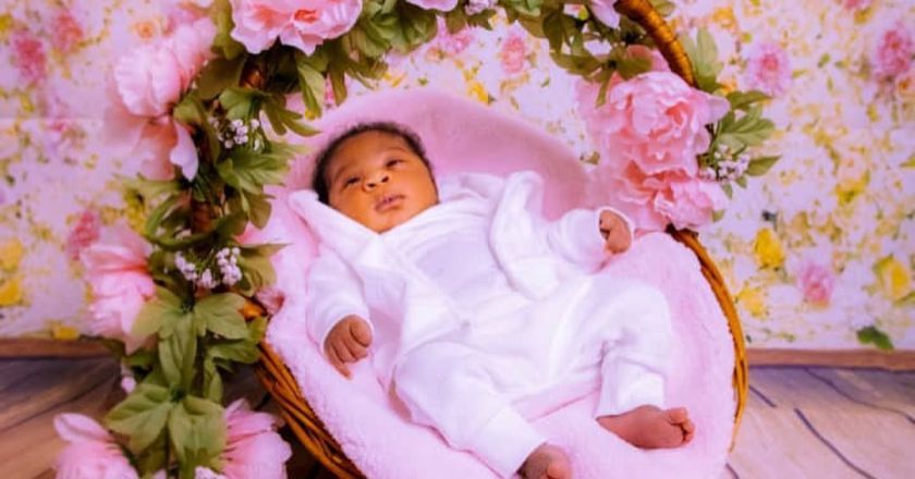 Adorable Photos of Divine-Mercy Shared by Mercy Johnson-Okojie