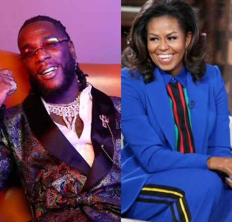 Michelle Obama lists Burna Boy's song 'My Money, My Baby' as one of the songs on her Workout play list