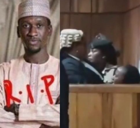 Moment Maryam Sanda broke down in tears after she was sentenced to death for stabbing her husband, Bilyaminu Bello to death in 2017 (video)
