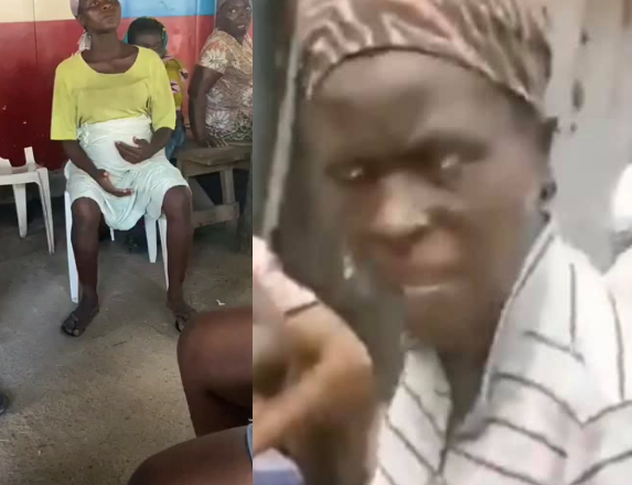 Mother who called her 2-year-old daughter "ashewo" and beat her up after a man raped her has been found (video)