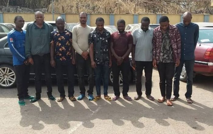 Nine oil bunkering suspects handed over to EFCC