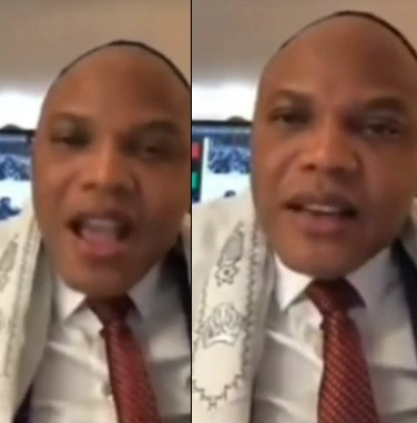 Leader of IPOB, Nnamdi Kanu addresses his followers on Facebook live and claims President Buhari is not in Aso Rock (video)