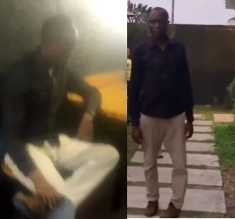 The capture of a notorious physically-challenged thief in Lagos (video)