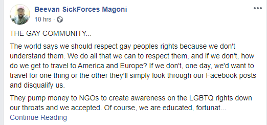 OAP Beevan Magoni shares experiences with gay individuals in Nigeria in an open letter to the LGBTQ community
