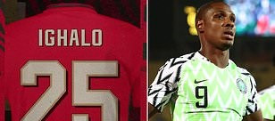 Odion Ighalo assigned No 25 for Manchester United with possible debut against Chelsea