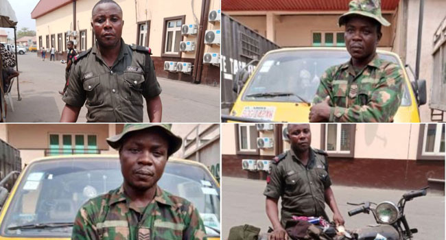 Arrest of Individuals Impersonating Security Personnel in Lagos for Okada Activities