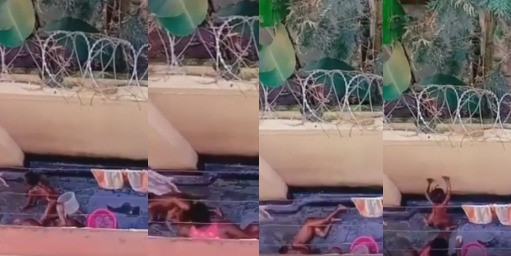 Outrage as heartbreaking video of maid physically assaulting her boss's daughter surfaces online
