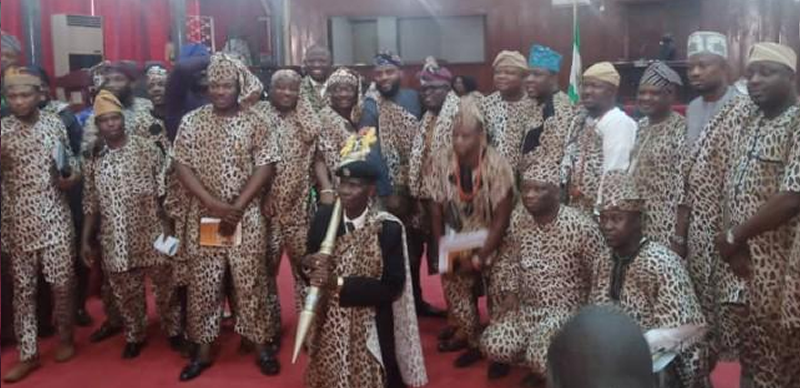 Amotekun Bill Passed by Oyo Lawmakers in Leopard-Print Attire (Photos)