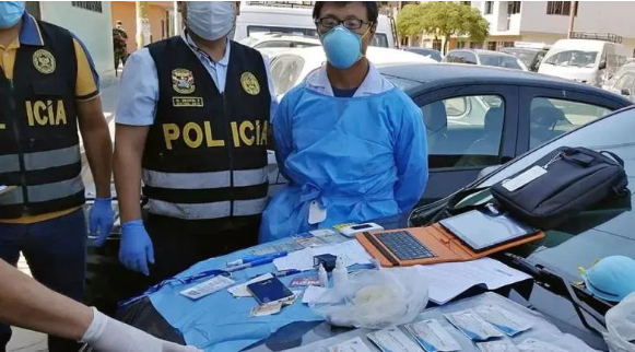 Illegal COVID-19 Testing Leads to Arrest of Chinese Man in Peru