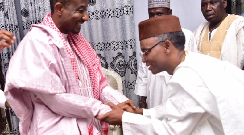 Visit of Governor El-Rufai to the Deposed Emir of Kano, Sanusi Lamido Sanusi