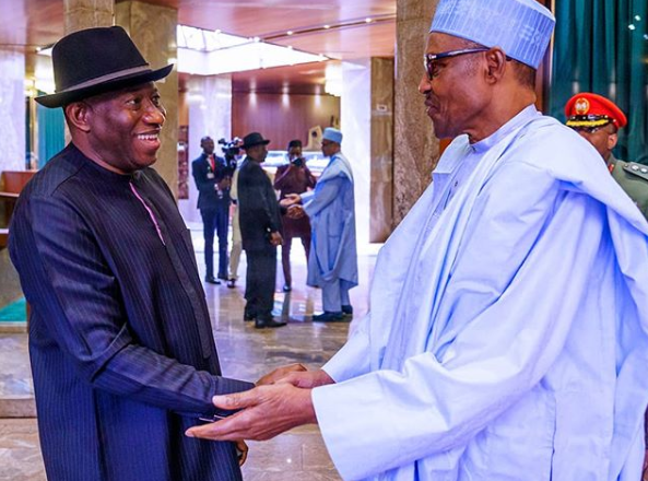 President Buhari and Goodluck Jonathan Meet at Aso Rock