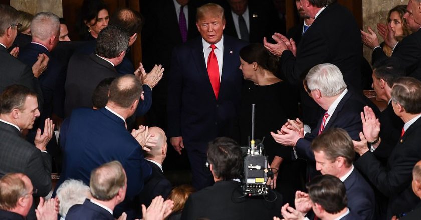 Donald Trump’s State of the Union Address to Congress: Captured in Photos
