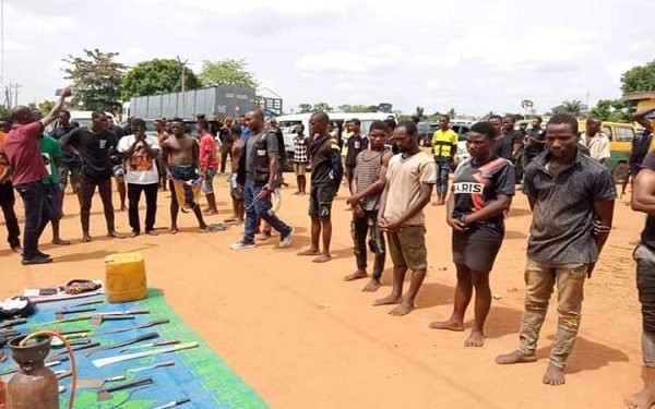 Police arrest 150 suspects for armed robbery and cultism