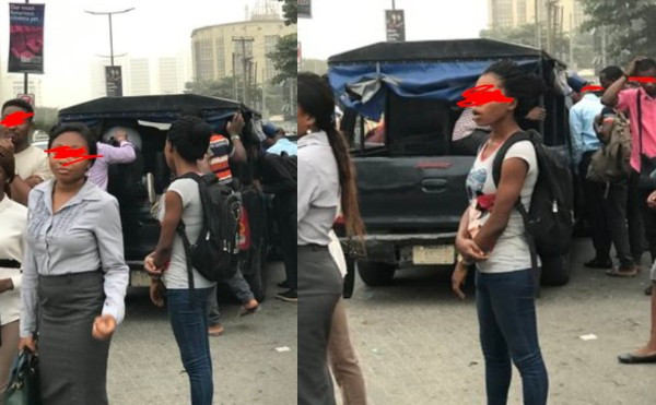 Alleged Use of Police Van as Commercial Vehicle Raises Concern in Lagos