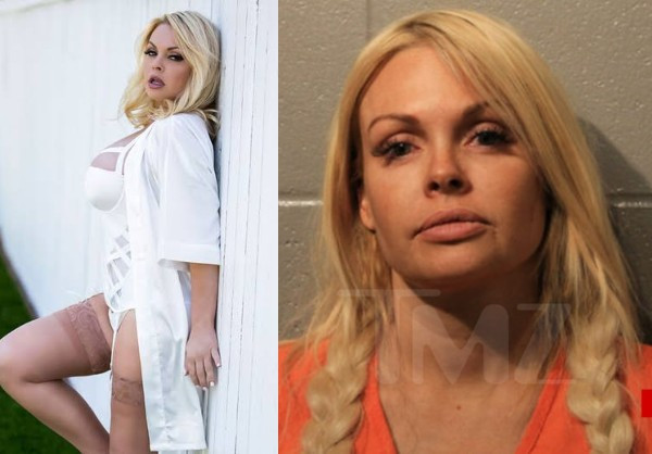 Jesse Jane, a porn star, was arrested for allegedly assaulting her boyfriend