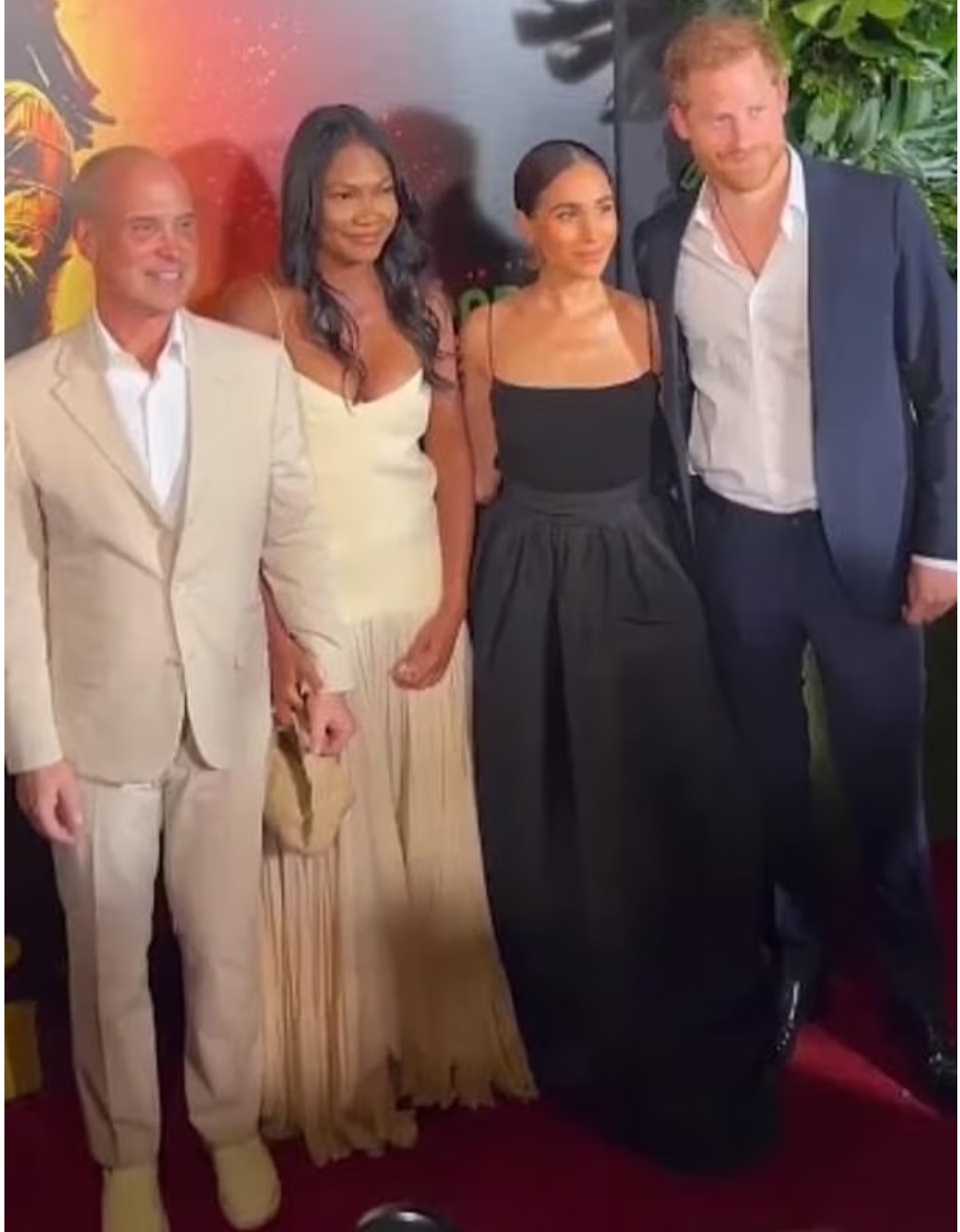 Surprise Appearance By Prince Harry And Meghan Markle At Bob Marley One Love Movie Premiere 