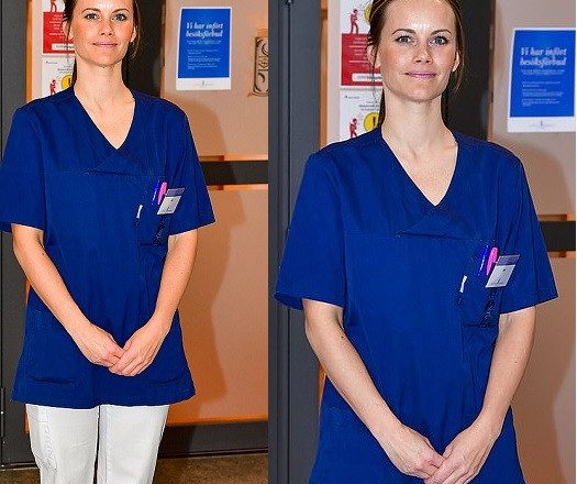 Princess Sofia of Sweden Embarks on New Role as Healthcare Assistant in the Fight Against Coronavirus (see photos)