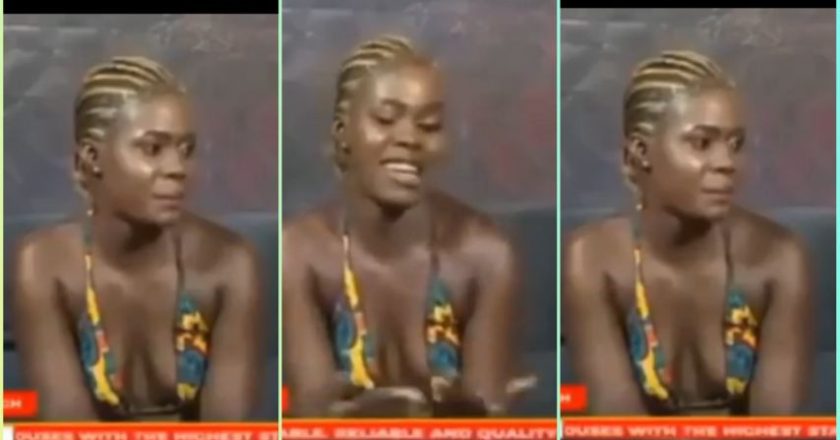 Prostitute brags about her 'job' on live TV, reveals the amount she charges (video)