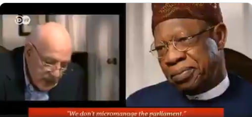 Reno Omokri, Femi Fani-Kayode and other Nigerians’ reactions to Lai Mohammed’s denial of awareness of “social media bill” in international interview