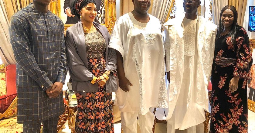 Welcoming Governor Abdullahi Sule of Nasarawa State to His Palace, Sir Olu Okeowo Hosts Dignitary