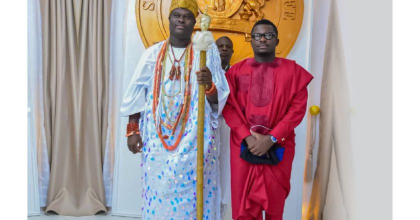 Sujimoto Receives a Royal Award From The Ooni of Ife