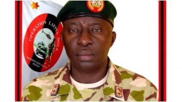Theatre Commander General Adeniyi sent back to school after viral video of him complaining about Boko Haram insurgents having more ammunition