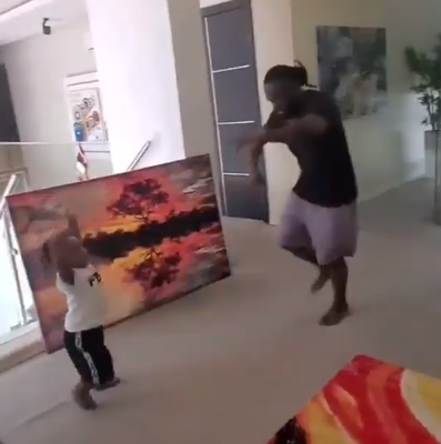 This video of Timaya dancing with his son, Emmanuel, is so adorable
