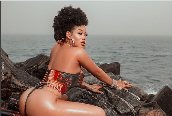 <html>
  <body>
    Toyin Lawani celebrates her 38th birthday and 20-years of craftsmanship with eye-popping photos