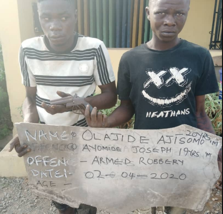 Two arrested for robbery in Ogun state