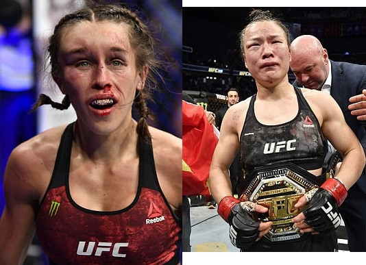 The aftermath of a brutal MMA fight: Two female fighters suspended due to disfigurement (Photos)