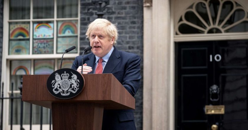 UK Prime Minister, Boris Johnson returns to work after recovering from Coronavirus