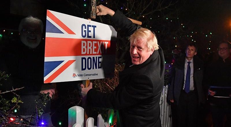 The UK Prime Minister Boris Johnson Signs Withdrawal Agreement, Paving Way for Brexit