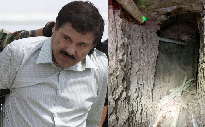 US Government Unearths El Chapo’s Drug-Smuggling Tunnel with Underground Railway from Mexico to US (See Photos)