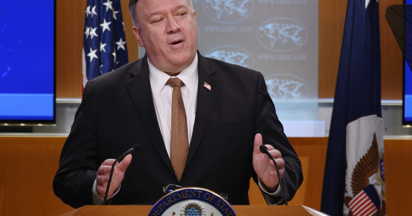 US Secretary of State, Mike Pompeo says there is 'enormous evidence' that the Coronavirus originated in Wuhan laboratory in China