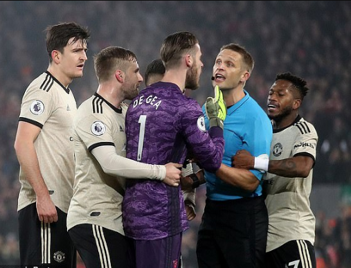 Manchester United Fined £20,000 by FA for Player Behavior Towards Referee During Liverpool Match