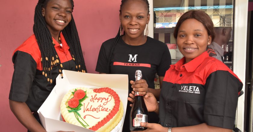 Valentine’s Day Celebration with VELETA Sparkling Fruit Drink’s Partnership with GidiCakes & WireMyCake