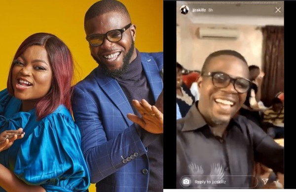 We are safe and sound – JJC Skillz says as he backs his wife, Funke Akindele on why they held a house party (video)